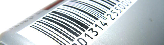 Barcode auf Getränkedose