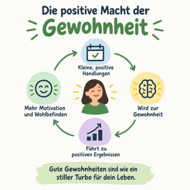Beitragsbild zum Blog "Die positive Macht der Gewohnheit".