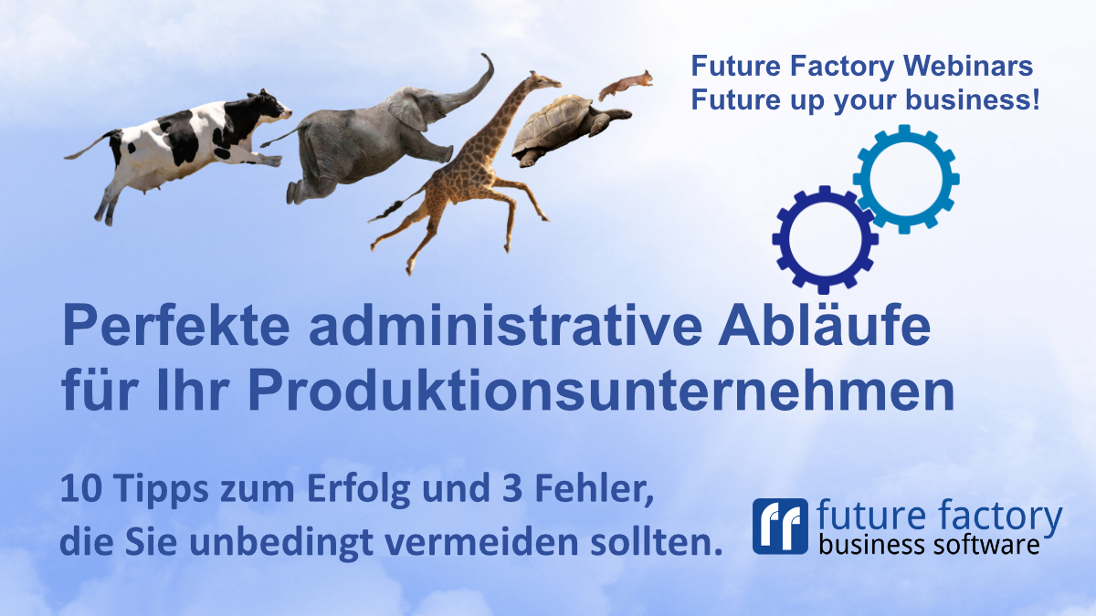 Einladung zum Webinar "Perfekte administrative Abläufe für Ihr Unternehmen"