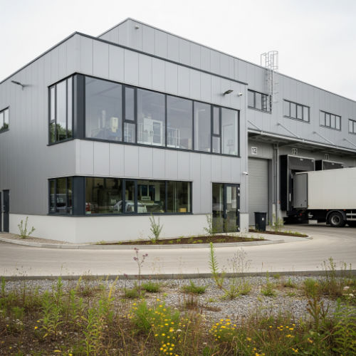 kleinere Industrieanlage